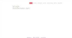 Desktop Screenshot of playamontezuma.net